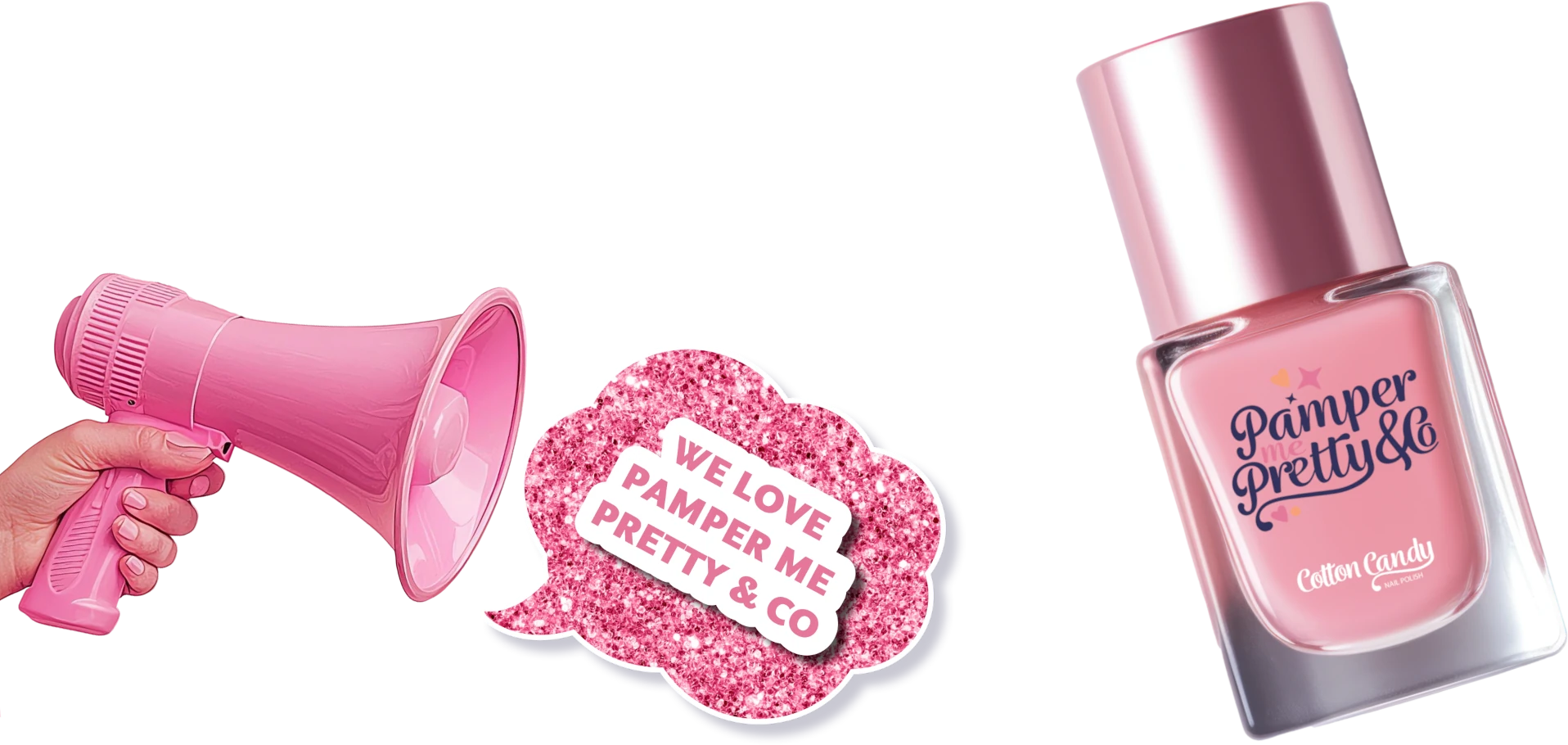 Speaker and nail polish